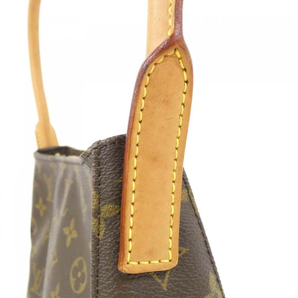 LOUIS VUITTON Authentic Brown Monogram Looping MM Shoulder Bag - Picture 4 of 8